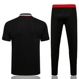 Polo Manchester United 2021/2022 Kit Negro/Blanco/Rojo