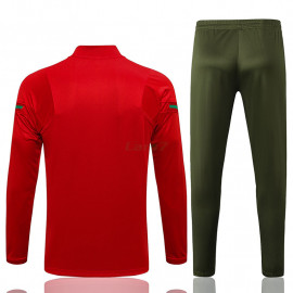 Sudadera de Entrenamiento Portugal 2021 Kit Rojo