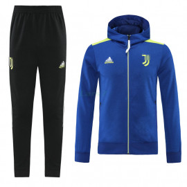 Chaqueta Juventus 2021/2022 Con Capucha Azul