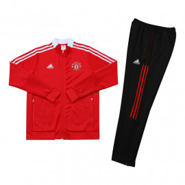 Chaqueta Manchester United 2021/2022 Cuello Alto Rojo/Blanco