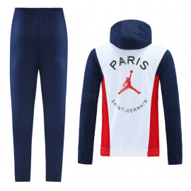 Chaqueta PSG 2021/2022 Jordan Con Capucha Azul/Blanco/Rojo