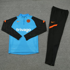 Sudadera De Entrenamiento Chelsea 2021/2022 Kit Azul/Negro