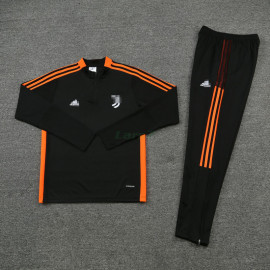 Sudadera De Entrenamiento Juventus 2021/2022 Negro/Naranja