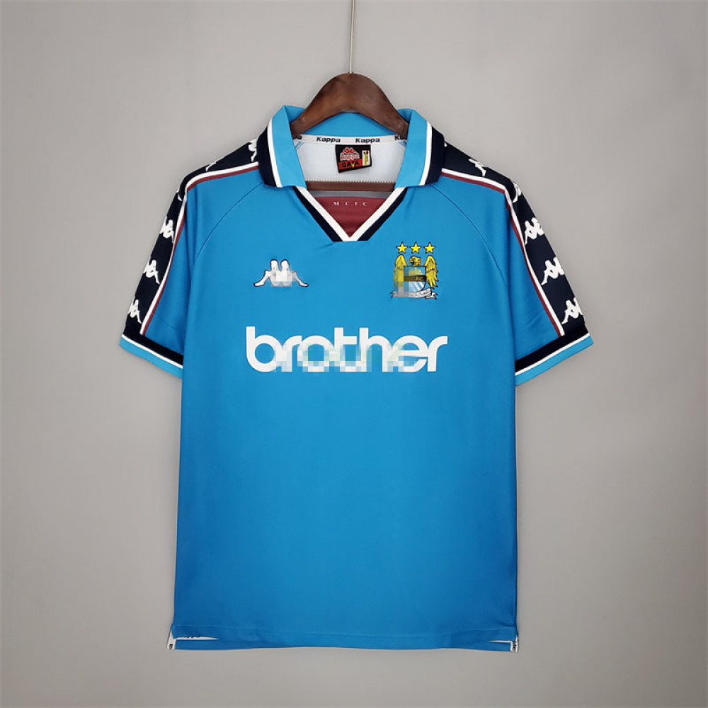 Camiseta Manchester City 1ª Equipación Retro 1997/99