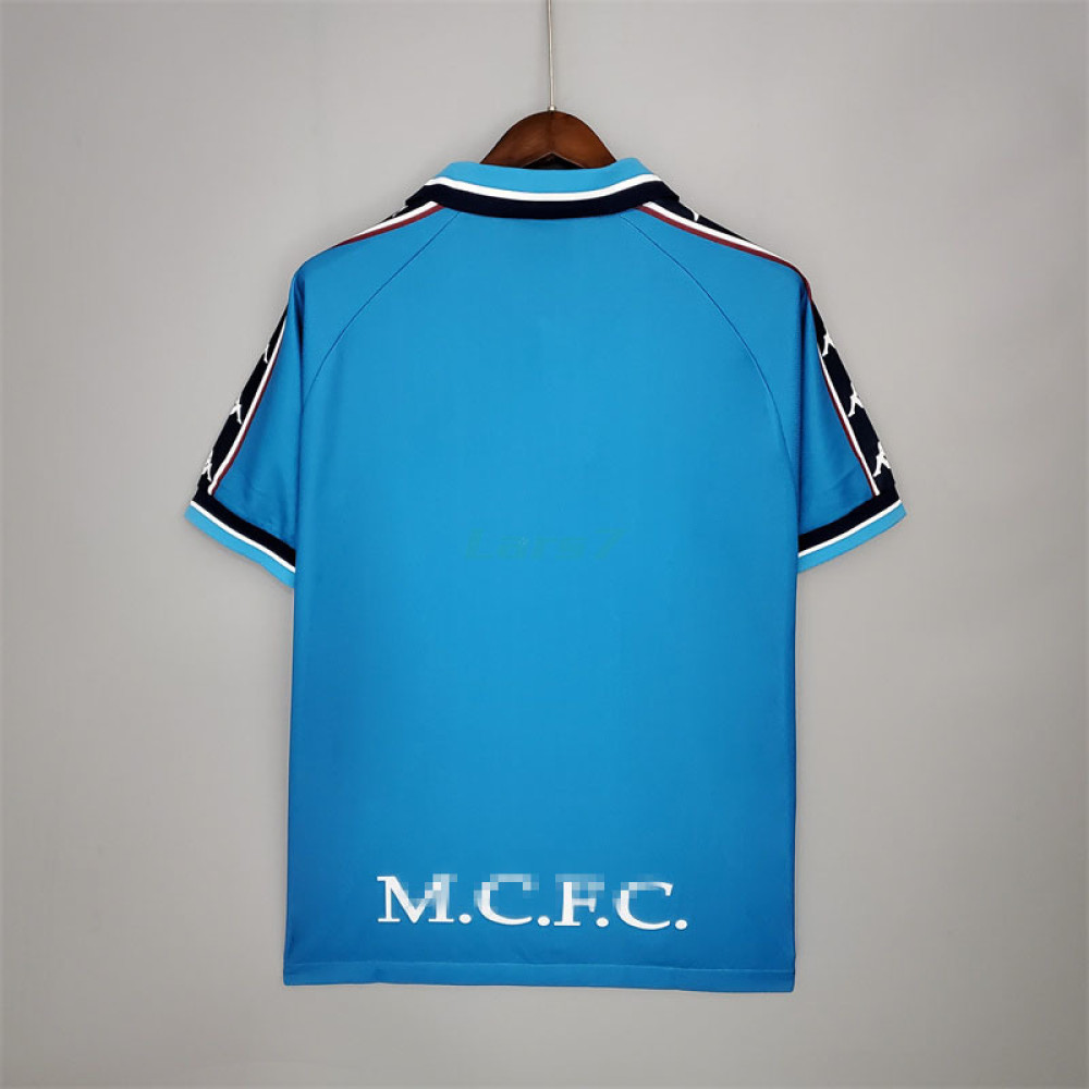 Camiseta Manchester City Primera Equipación Retro 1997/99 - LARS7.COM