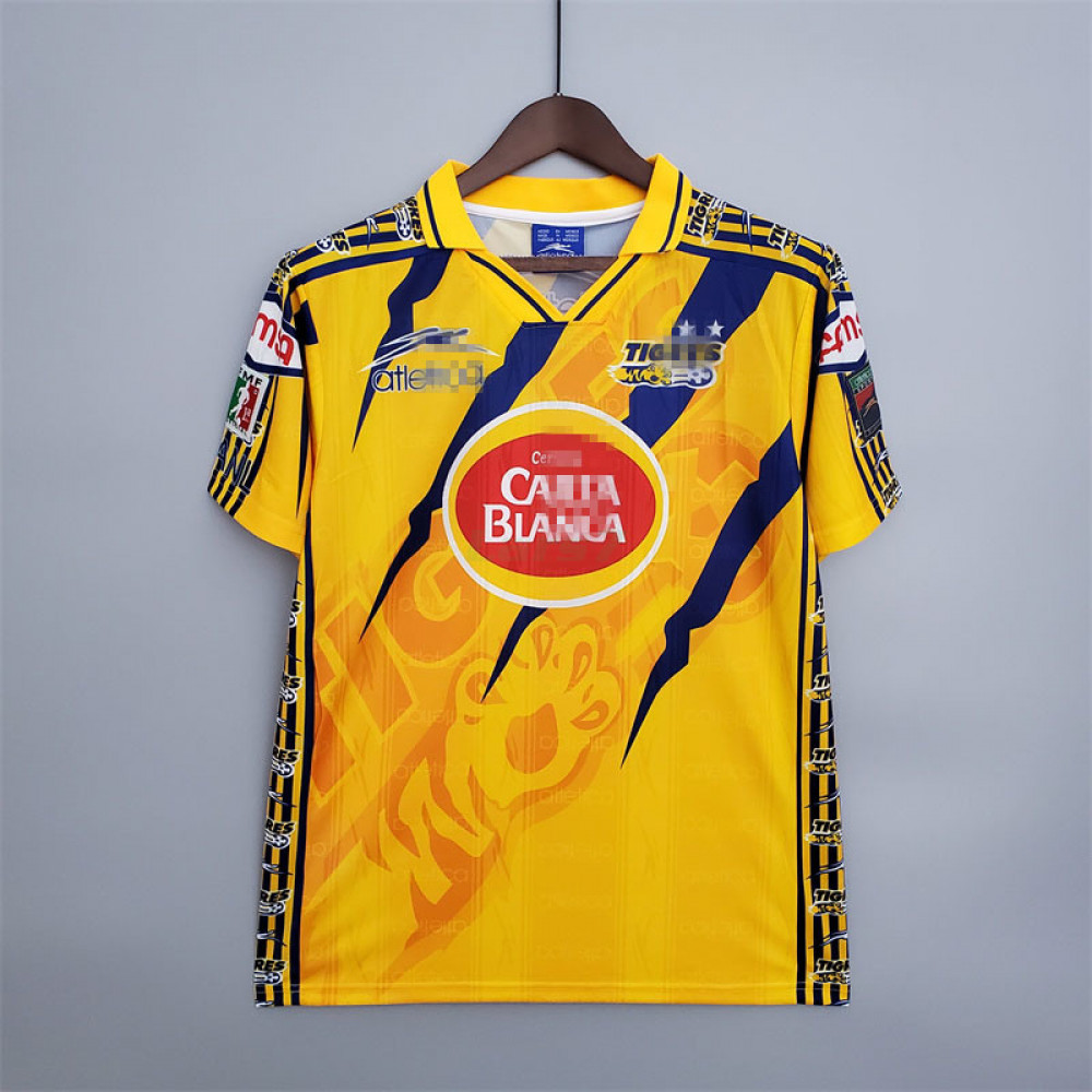 Camiseta Tigres UANL 1ª Equipación Retro 1997/98