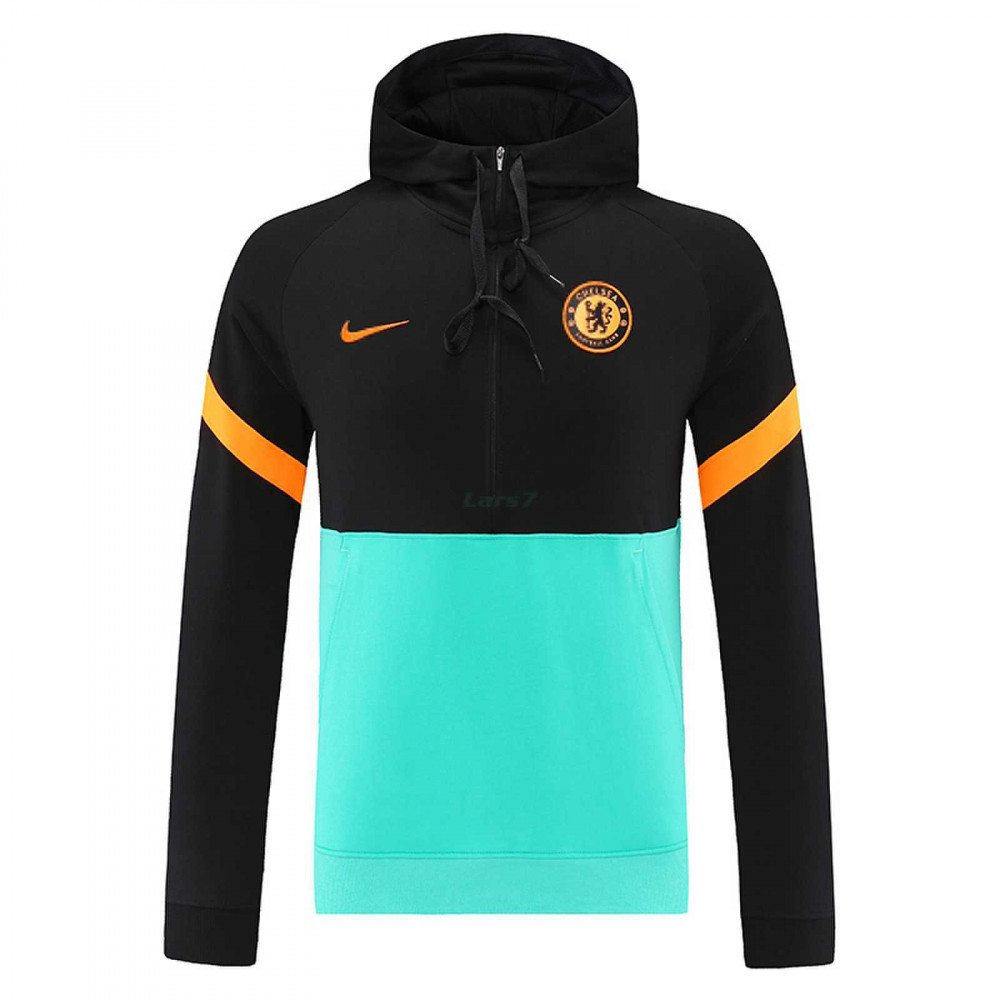 Sudadera De Entrenamiento Chelsea 2021/2022 Negro/Verde