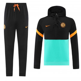 Sudadera De Entrenamiento Chelsea 2021/2022 Negro/Verde