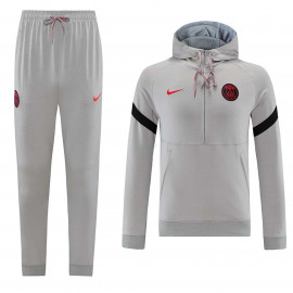 Sudadera De Entrenamiento PSG 2021/2022 Gris Claro