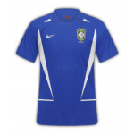 Camiseta Brasil 2ª Equipación Retro 2002 Azul