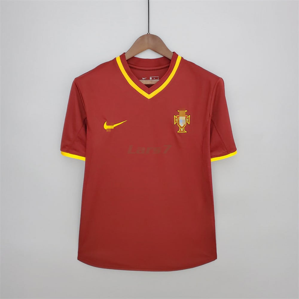 Camiseta Portugal 1ª Equipación Retro 2000