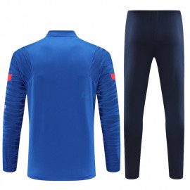 Sudadera De Entrenamiento Atlético de Madrid 2021/2022 Azul/Rojo