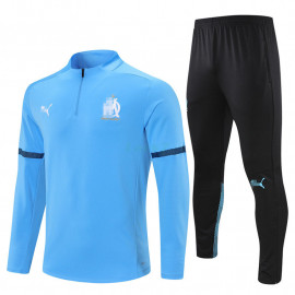 Sudadera De Entrenamiento Olympique Marsella 2021/2022 Kit Azul