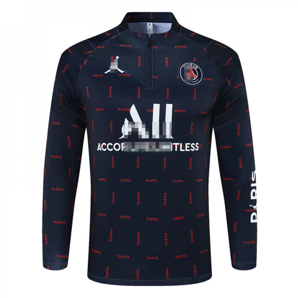Sudadera De Entrenamiento PSG 2021/2022 Azul Oscuro