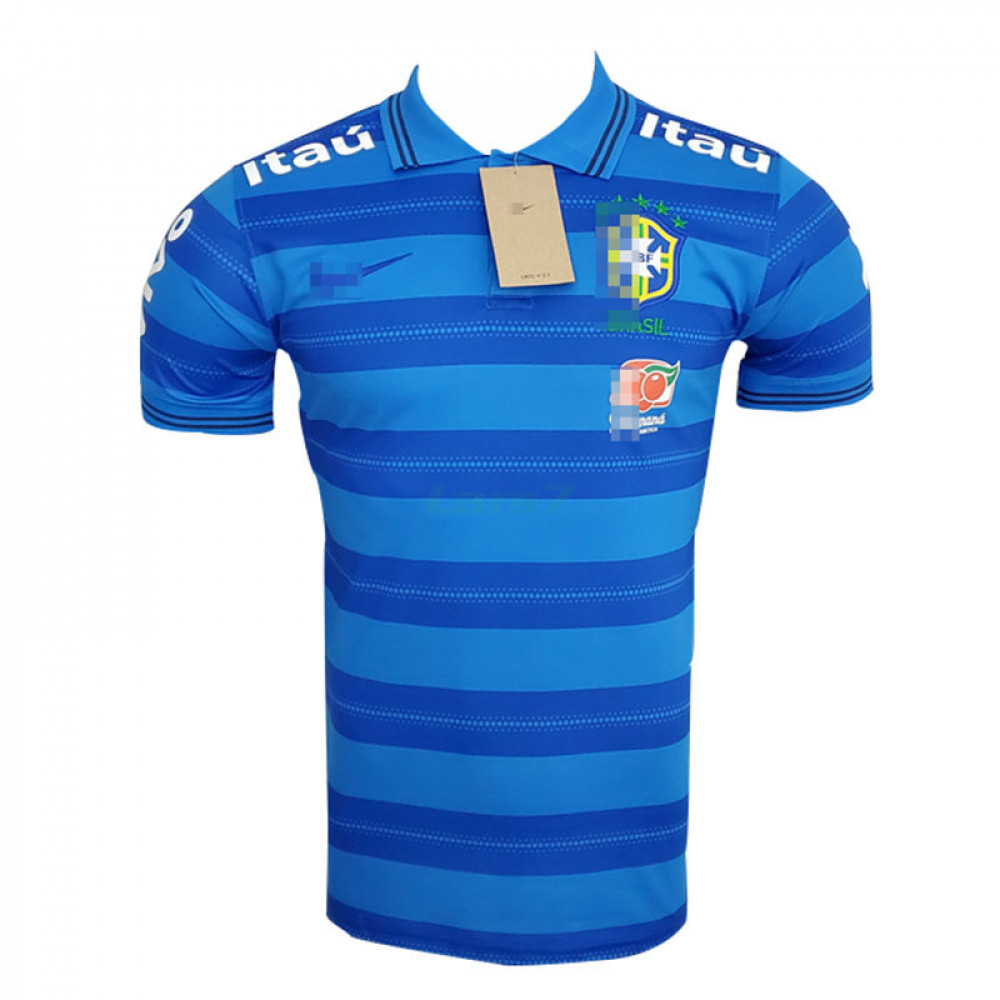 Polo Brasil 2022 Azul de Rayas
