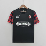 Camiseta AC Milan 2022/2023 Negro/Rojo