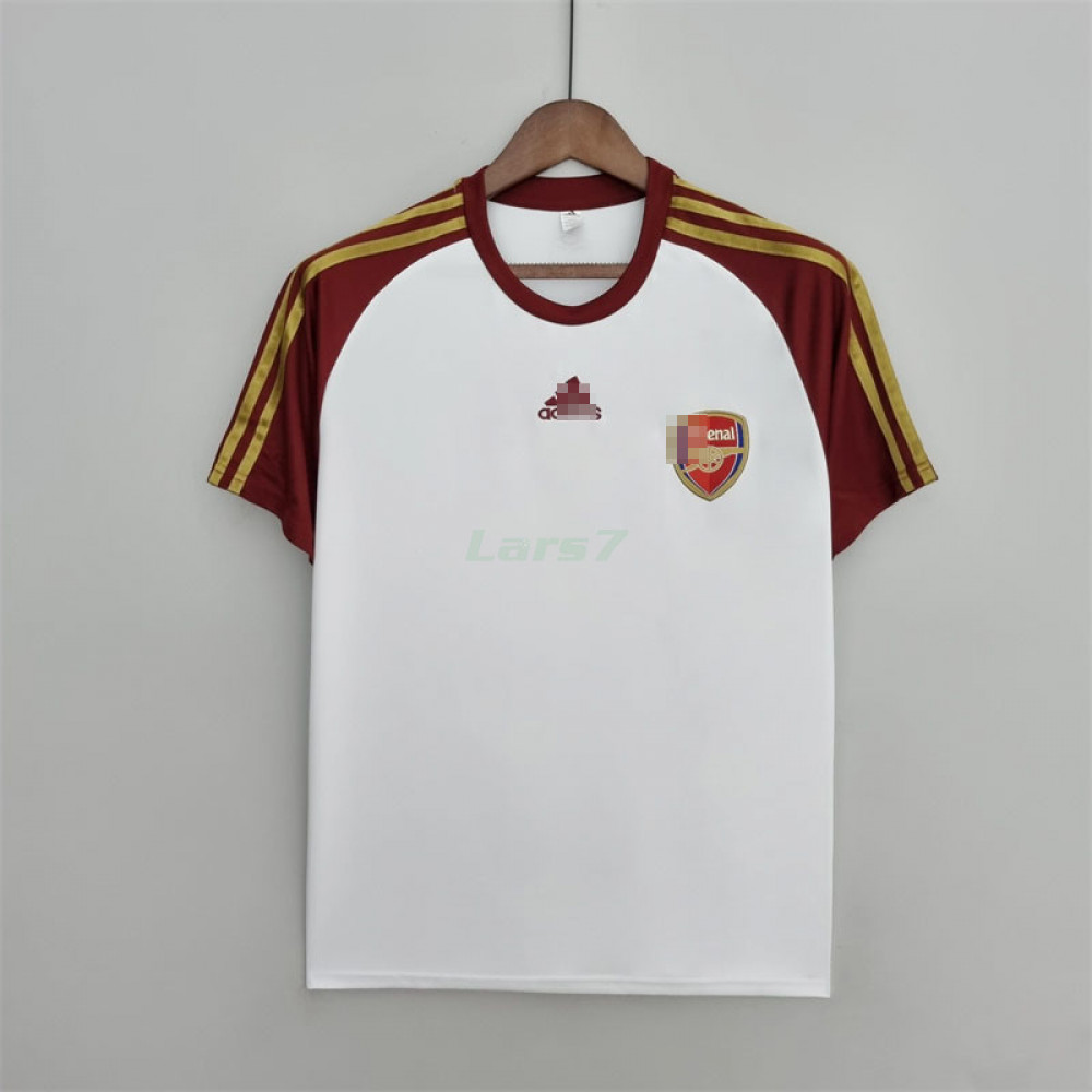 Camiseta de Entrenamiento Arsenal 2022/2023 Blanco/Rojo