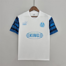 Camiseta de Entrenamiento Olympique Marsella 2022/2023 Blanco/Azul