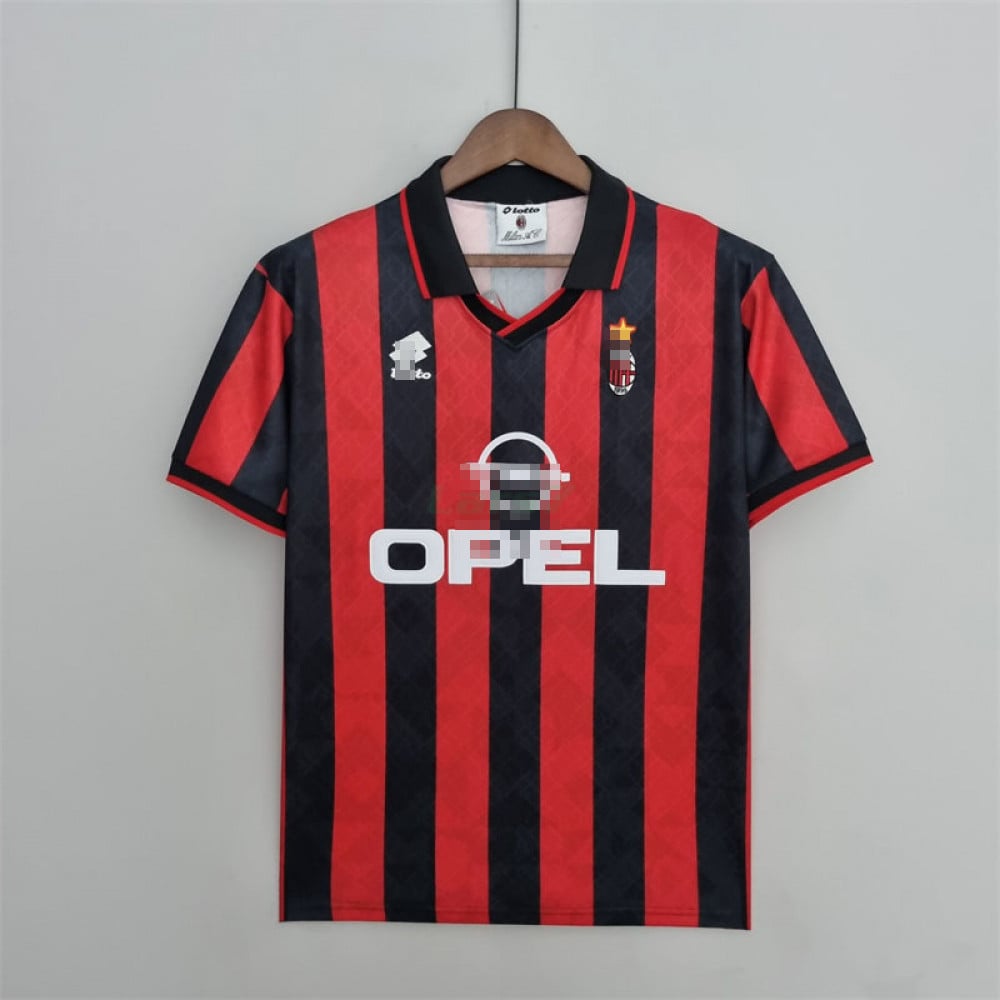 Camiseta AC Milan 1ª Equipación Retro 1995/96