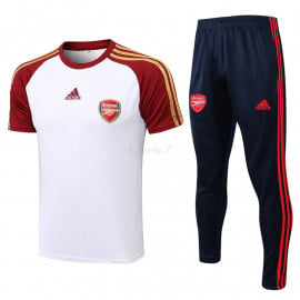 Camiseta de Entrenamiento Arsenal 2022/2023 Kit Blanco/Rojo
