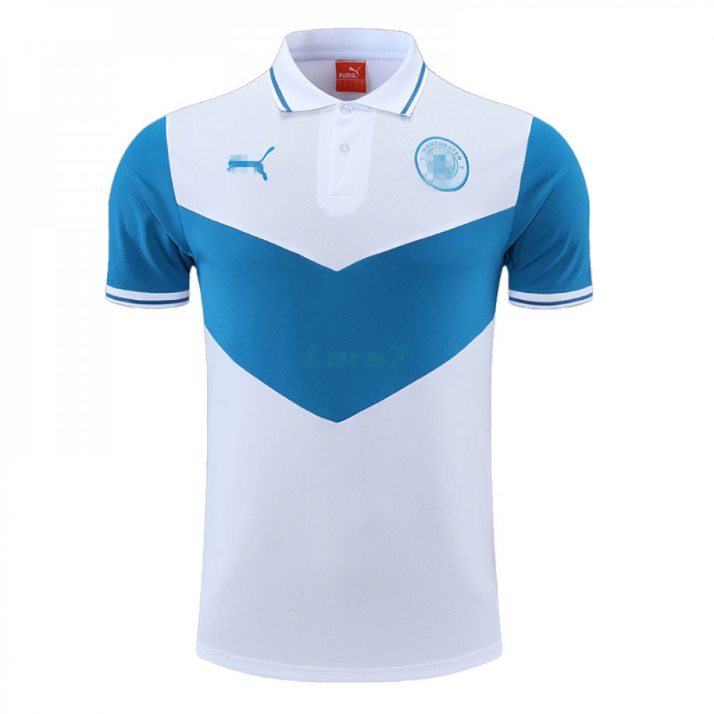 Polo Manchester City 2022/2023 Blanco/Azul