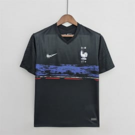 Camiseta Francia 2022 Negro/Azul