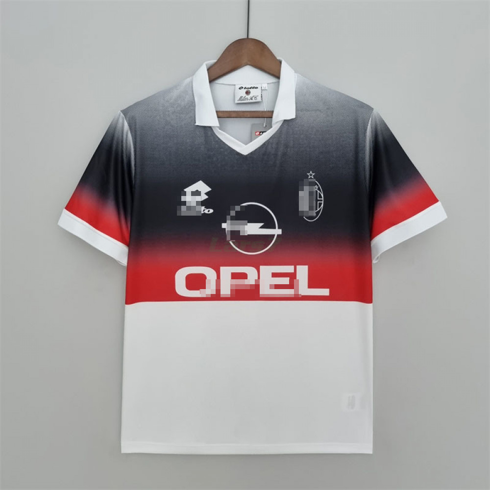 Camiseta AC Milan Retro 1995/96 Negro/Blanco