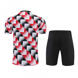 Camiseta de Entrenamiento Manchester United 2022/2023 Kit Rojo/Blanco/Negro