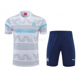 Camiseta de Entrenamiento Olympique Marsella 2022/2023 Blanco/Gris