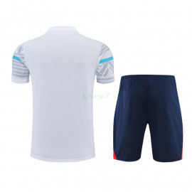 Camiseta de Entrenamiento Olympique Marsella 2022/2023 Blanco/Gris