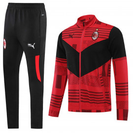 Chandal AC Mlian 2022/2023 Rojo/Negro