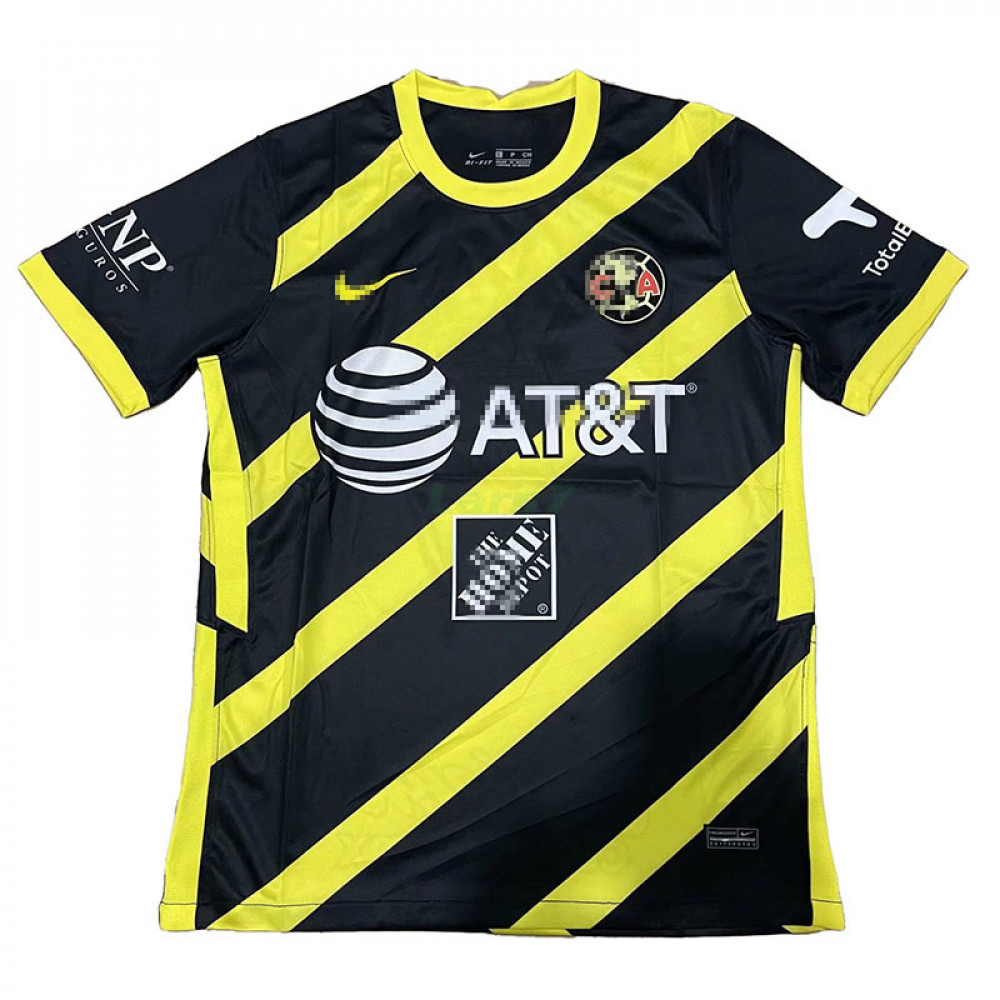 Camiseta Club America 2022/2023 Negro/Amarillo