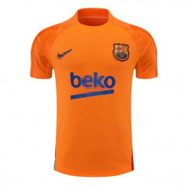 Camiseta de Entrenamiento Barcelona 2022/2023 Naranja Marca Azul