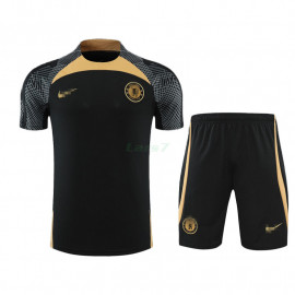 Camiseta de Entrenamiento Chelsea 2022/2023 Kit Negro/Amarillo
