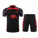 Camiseta de Entrenamiento Liverpool 2022/2023 Kit Negro/Rojo