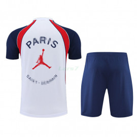 Camiseta de Entrenamiento PSG 2022/2023 Kit Blanco/Azul/Rojo