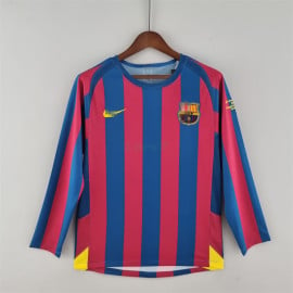 Camiseta Barcelona 1ª Equipación Retro 2005/06 ML