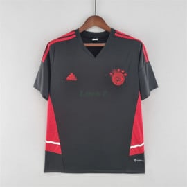 Camiseta de Entrenamiento Bayern Múnich 2022/2023 Negro/Rojo