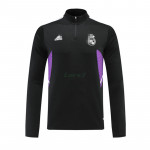 Sudadera De Entrenamiento Real Madrid 2022/2023 Negro/Púrpura