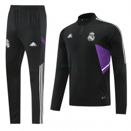 Sudadera De Entrenamiento Real Madrid 2022/2023 Negro/Púrpura