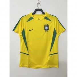 Camiseta Brasil 1ª Equipación Retro 2002