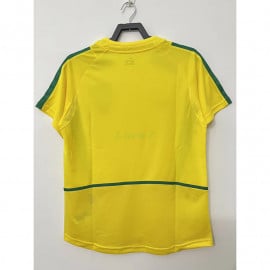 Camiseta Brasil 1ª Equipación Retro 2002