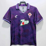 Camiseta Fiorentina 1ª Equipación Retro 92/93