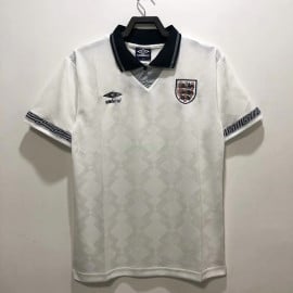 Camiseta Inglaterra 1ª Equipación Retro 1990