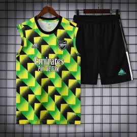 Camiseta de Entrenamiento Arsenal Sin Mangas 2022/2023 Kit Verde/Amarillo