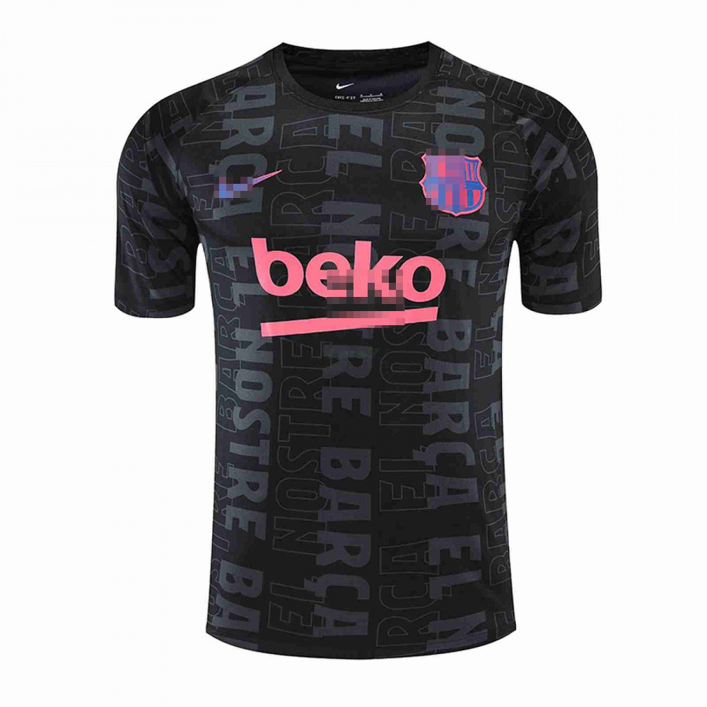 Camiseta de Entrenamiento Barcelona 2022/2023 Kit Negro/Rosa