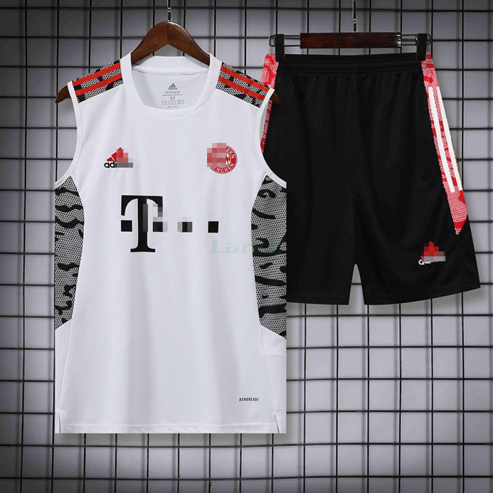 Camiseta de Entrenamiento Bayern Múnich Sin Mangas 2022/2023 Kit Blanco
