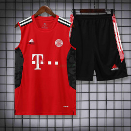 Camiseta de Entrenamiento Bayern Múnich Sin Mangas 2022/2023 Kit Rojo