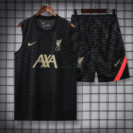 Camiseta de Entrenamiento Liverpool Sin Mangas 2022/2023 Kit Negro