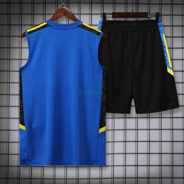 Camiseta de Entrenamiento Manchester United Sin Mangas 2022/2023 Kit Azul